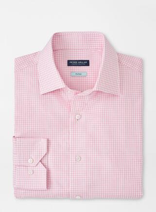 Mens Renato Cotton Micro-Gingham Sport Shirt Product Image