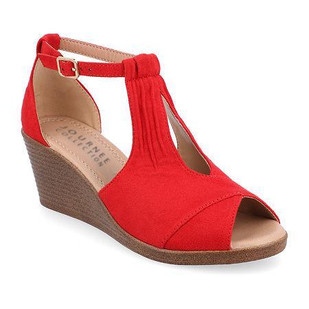 Journee Collection Kedzie Womens Wedges Grey Product Image