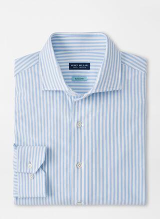 Peter Millar Mens Soren Excursionist Flex Sport Shirt | Color: Blue Frost | Size: S Product Image