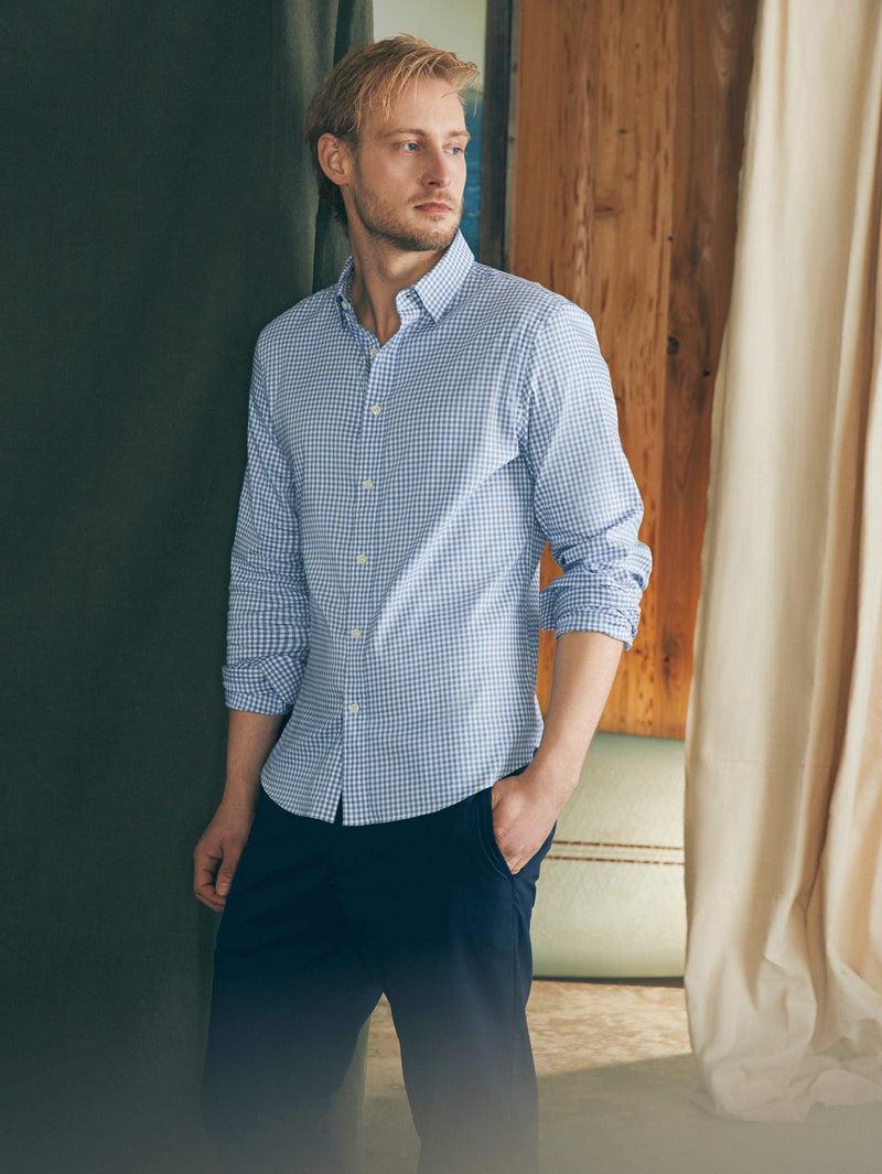 Movement™ Shirt (Tall) - Light Blue Gingham Product Image