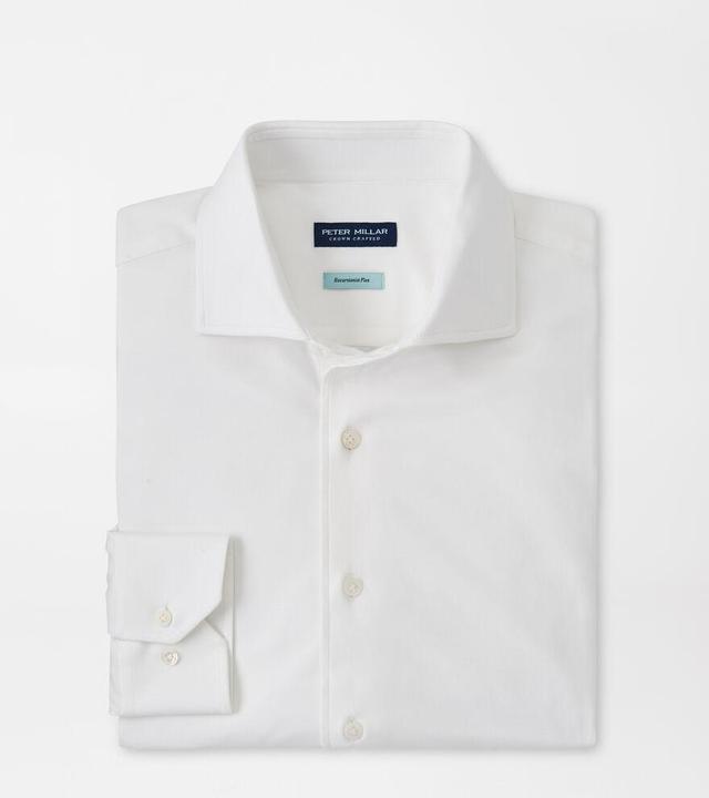 Peter Millar Mens Magnus Excursionist Flex Sport Shirt | Color: White | Size: L Product Image