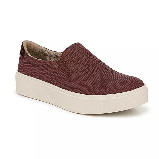 Dr. Scholls Madison Up Womens Platform Slip-on Sneakers California Red Product Image