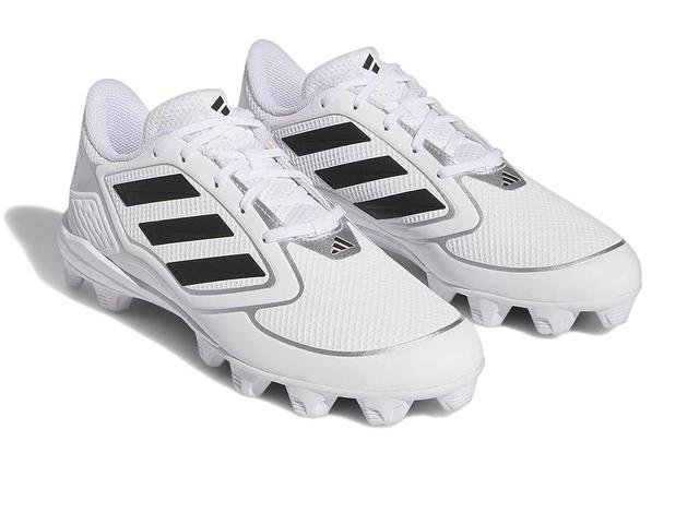 adidas Purehustle 3 Mid Softball Cleats (Footwear /Core Black/Silver Metallic) Women's Shoes Product Image