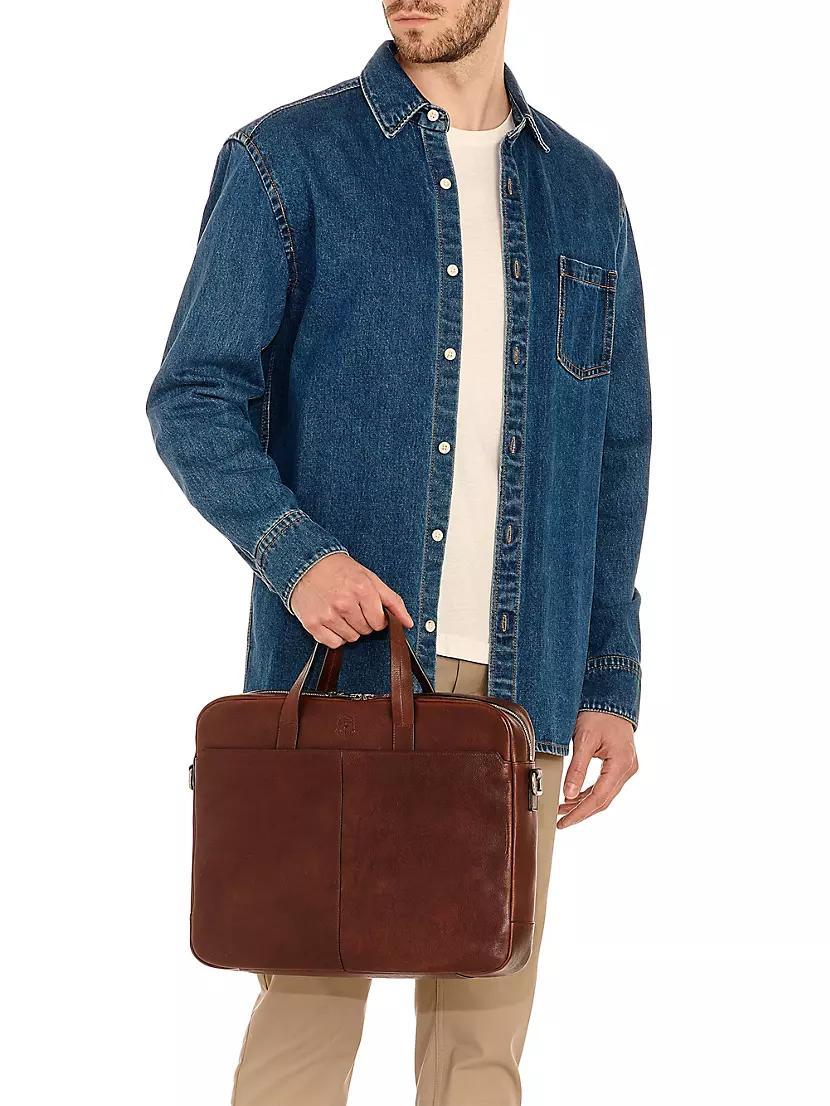 Galileo Vegetable-Tanned Leather Briefcase Product Image