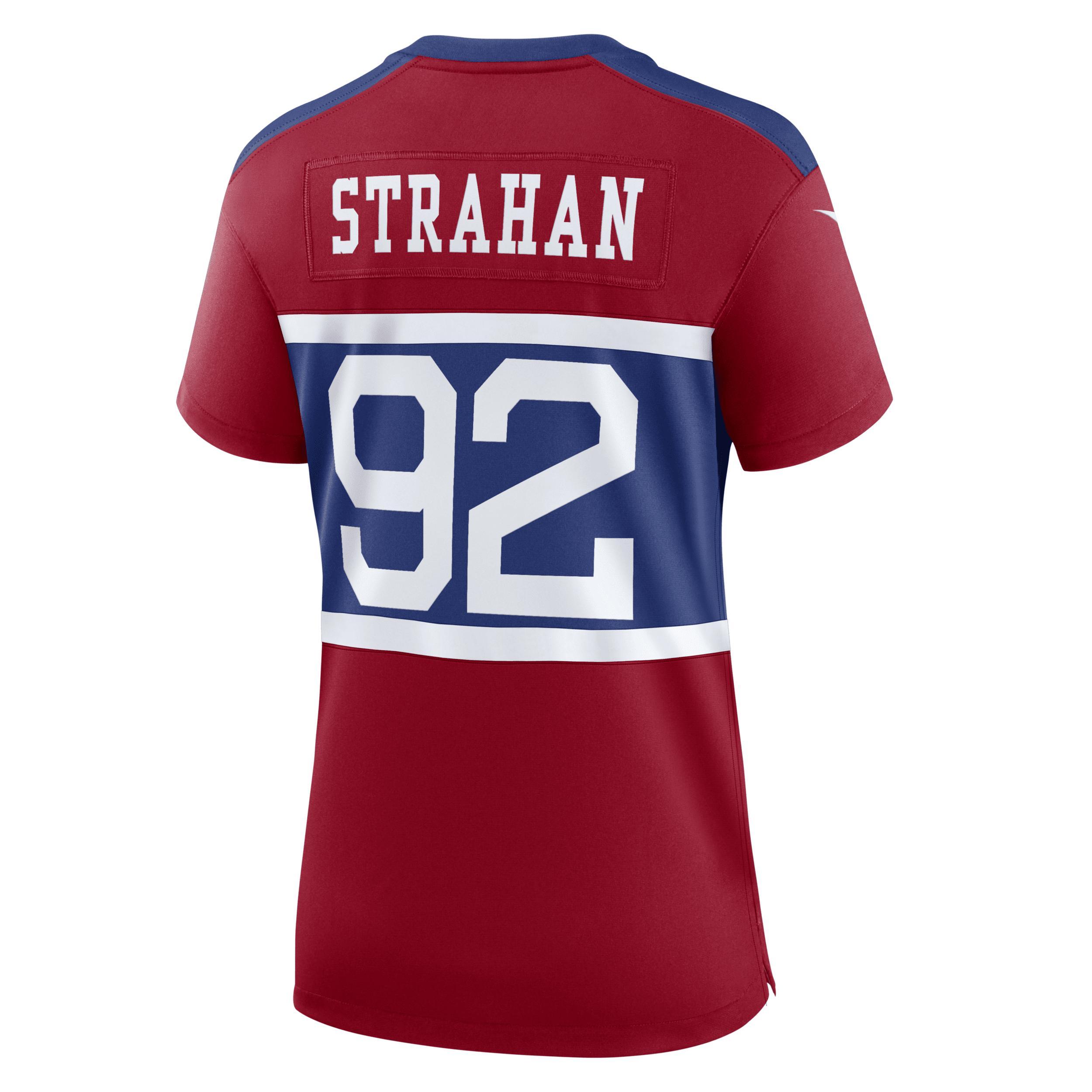 Michael Strahan New York Giants Nike Women's NFL Game Football Jersey Product Image