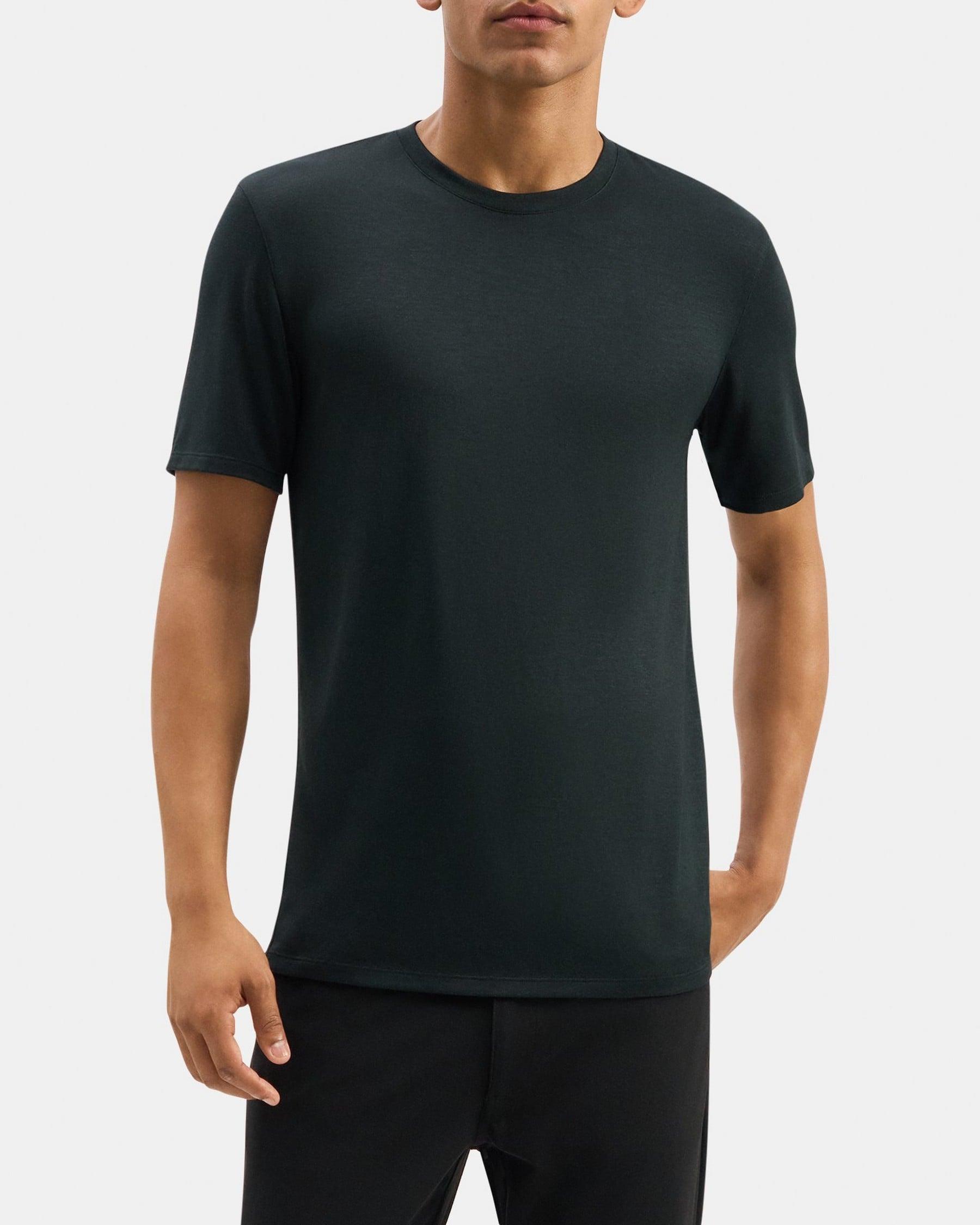 Short-Sleeve Crewneck Tee in Modal Jersey Product Image