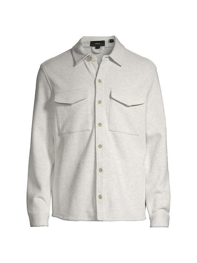 Mens Cotton-Blend Shirt Jacket Product Image