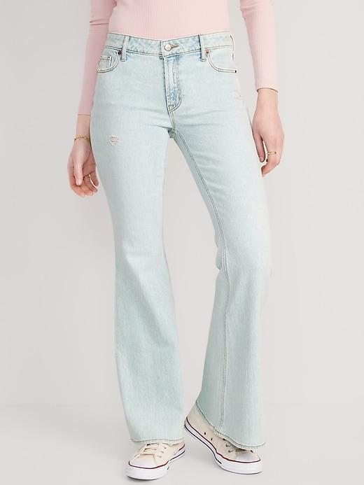 Mid-Rise Super-Flare Jeans product image