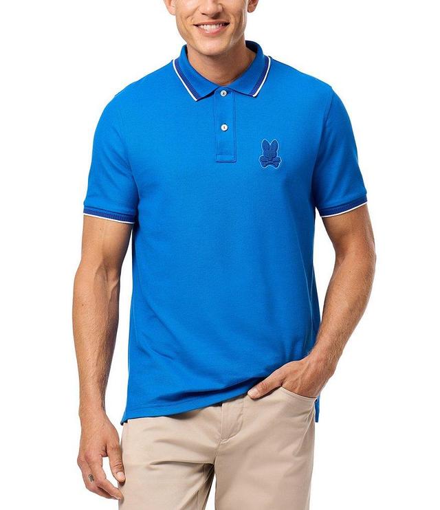 Psycho Bunny Kingston Pique Short Sleeve Polo Shirt Product Image