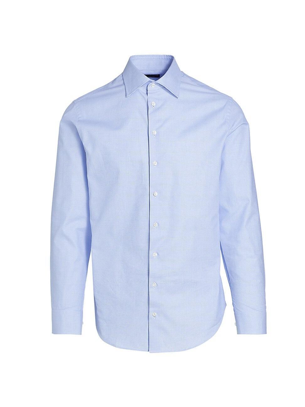 Mens Micro Print Dress Shirt Product Image