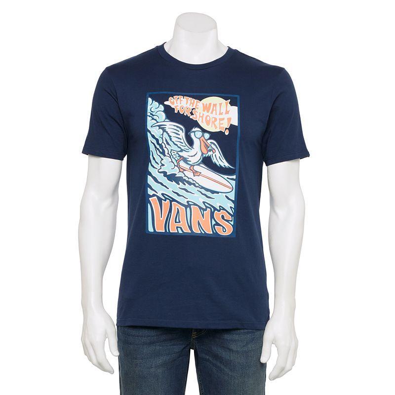 Mens Vans Short Sleeve Graphic Tee Dark Blue Product Image