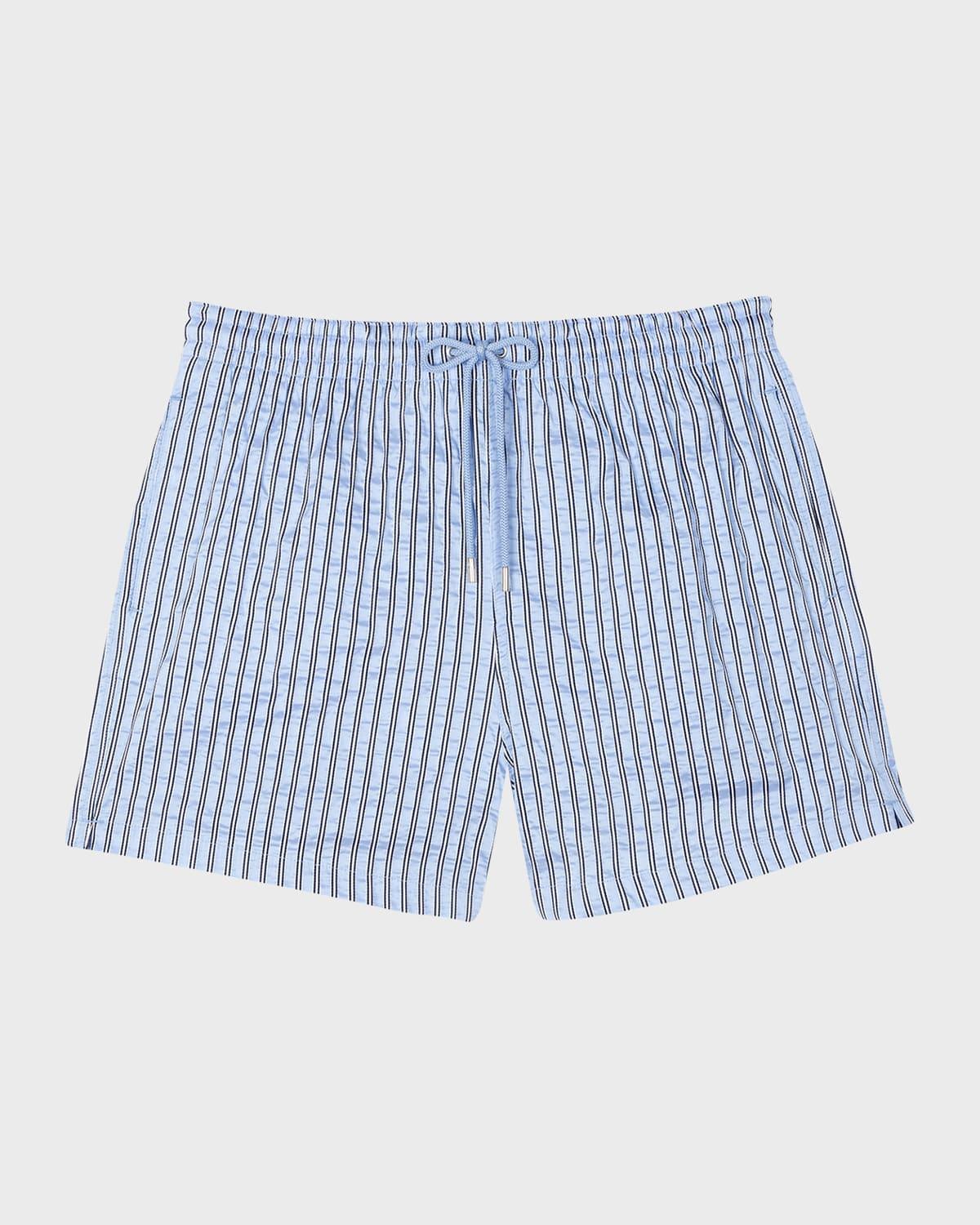 Mens Seersucker Swim Shorts Product Image