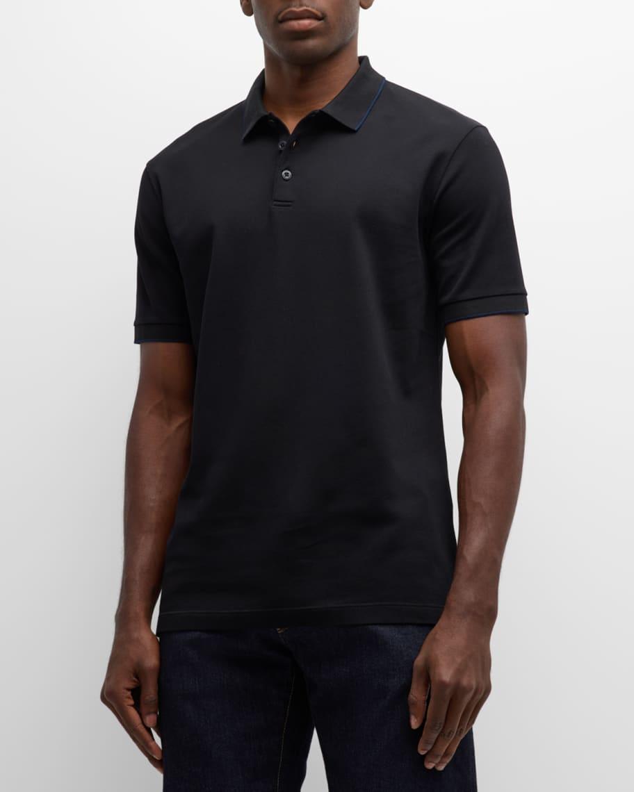 Mens Tipped Polo Shirt Product Image