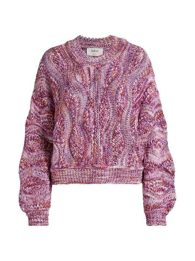 Womens Stimpo Wool-Blend Crewneck Sweater Product Image