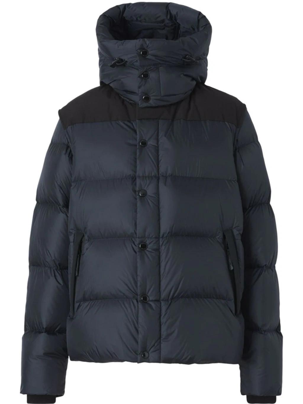 BURBERRY Convertible Padded Jacket In Black Product Image