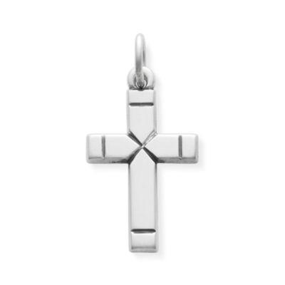 Small Plain Latin Cross Charm Product Image