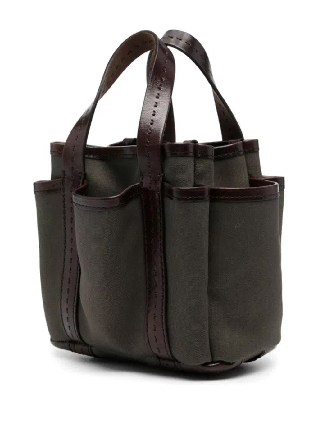 MAX MARA Canvas Xs Cabas Tote In Green Product Image