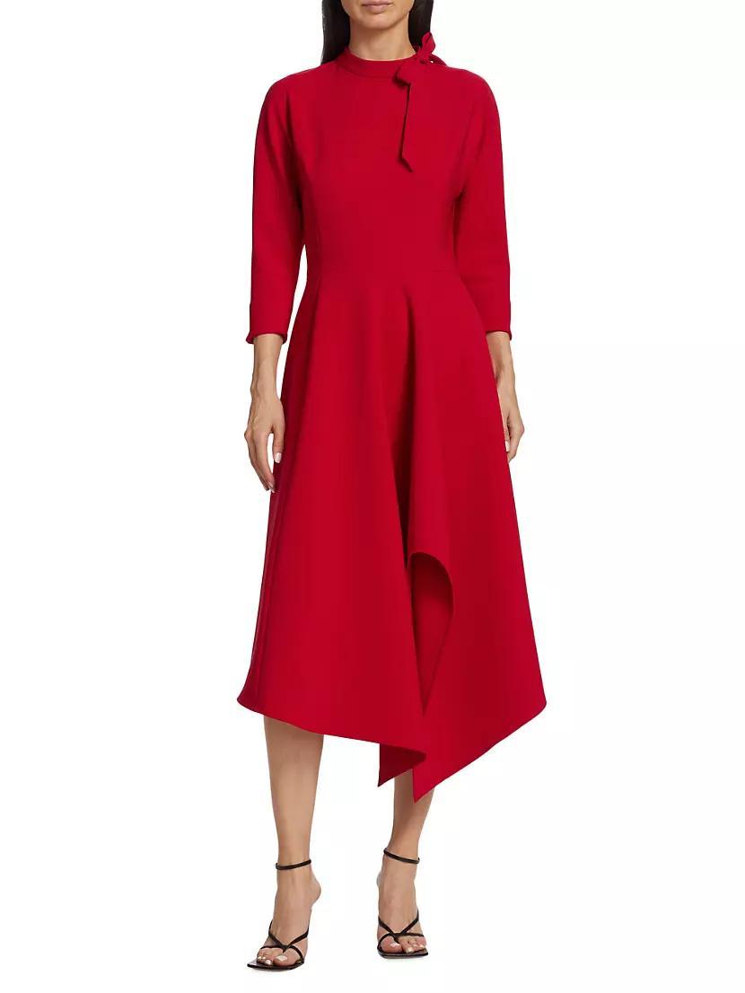 Asymmetric Crepe Dress Product Image