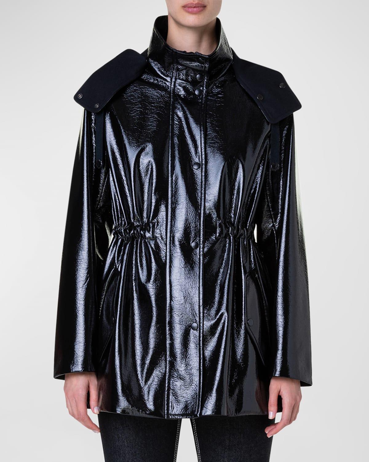 Lacquered Parka Jacket Product Image