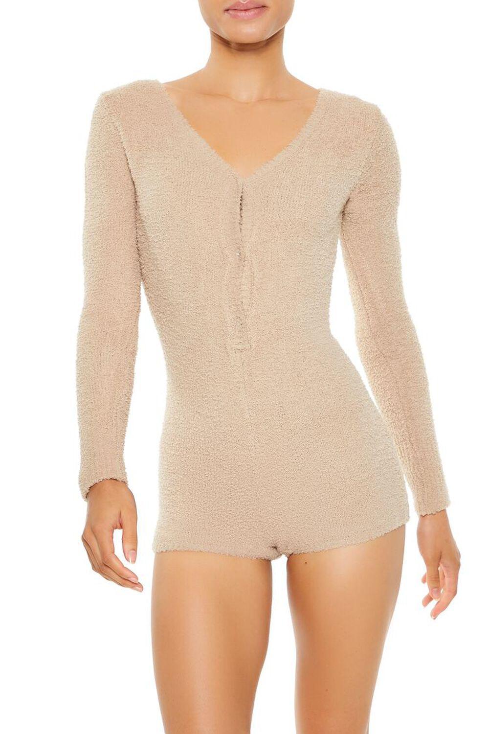 Fitted Pajama Romper | Forever 21 Product Image