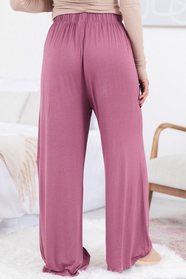 What You Have Berry Flowy Lounge Pants FINAL SALE Product Image