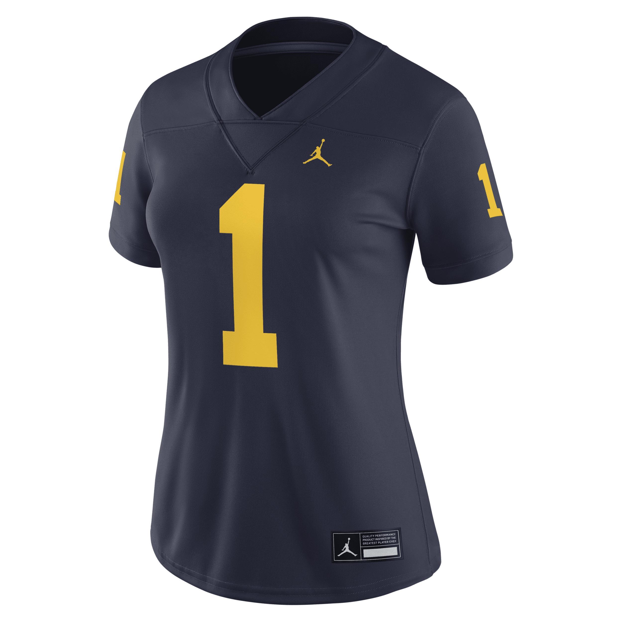 Women's Michigan Wolverines Women’s Jordan Dri-FIT College Game Jersey Product Image