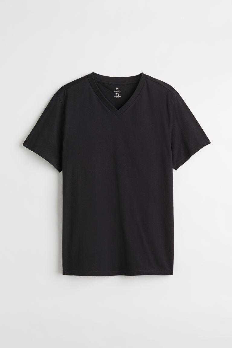 Regular Fit V-neck T-shirt Product Image