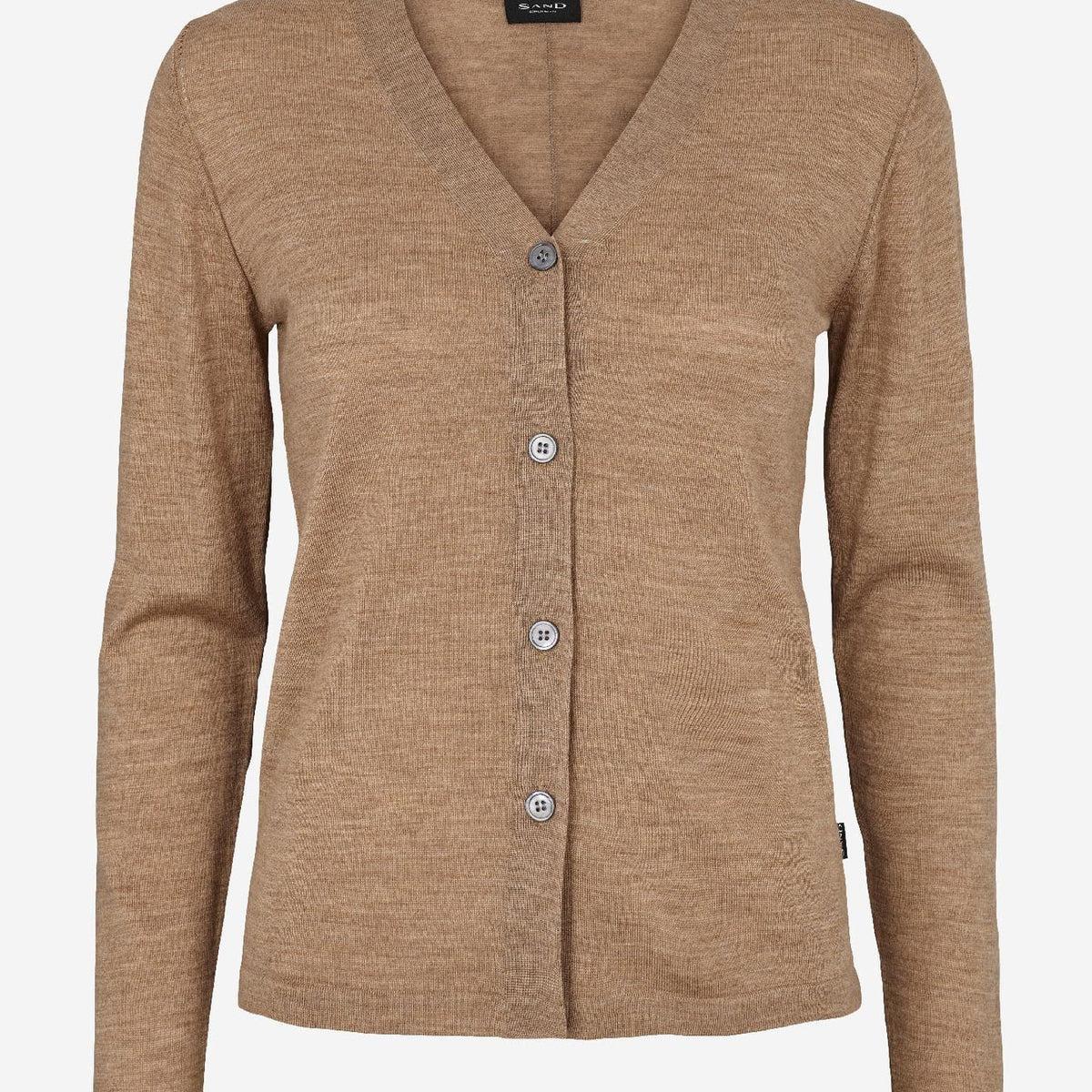 Sand Women's Fellini Lee Light Camel Cardigan Product Image