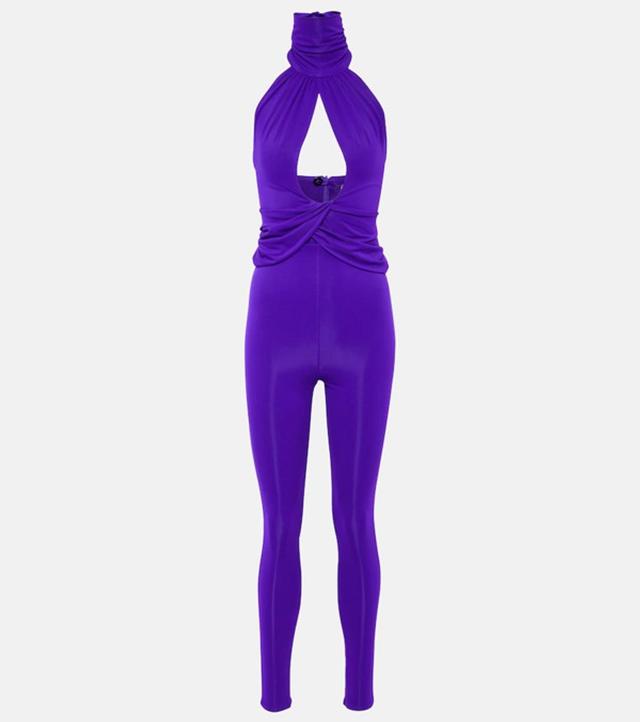 MAGDA BUTRYM Jumpsuit Aus Jersey In Purple Product Image