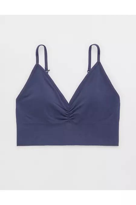 Superchill Seamless Mix Ruched Bralette Women's Product Image