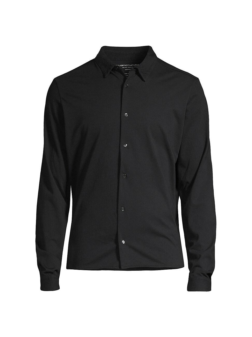 Mens Collared Button-Up Shirt Product Image