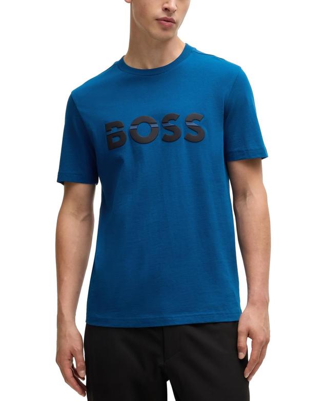 Boss by Hugo Boss Mens Logo Regular-Fit T-Shirt Product Image