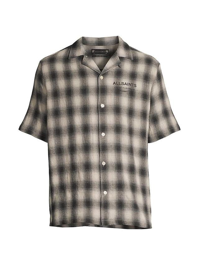 Mens Underground Check Short-Sleeve Shirt Product Image