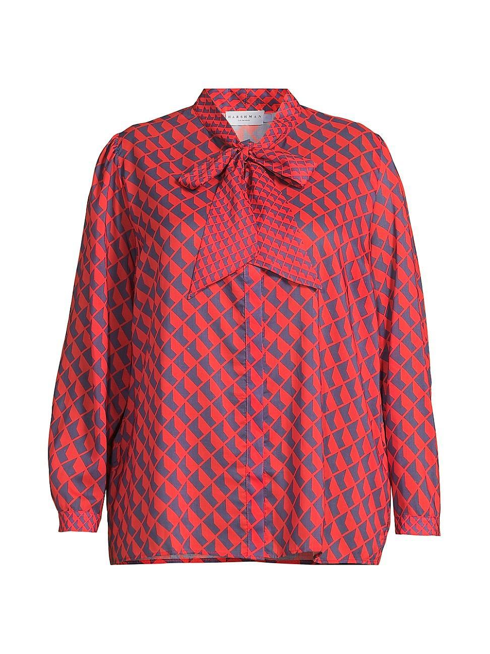 Womens Plus Aveline Tieneck Blouse product image