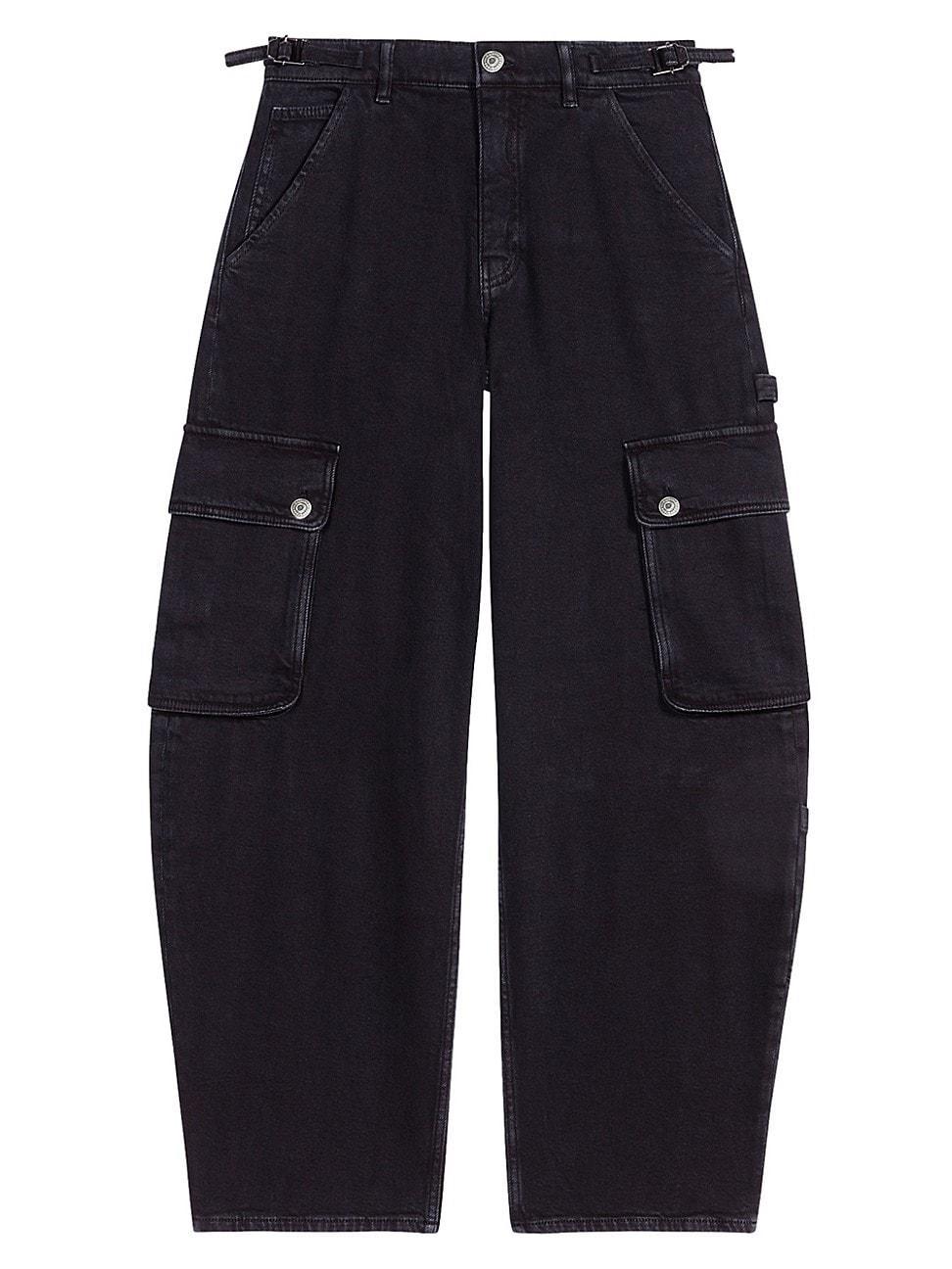 Womens Cargo Jeans Product Image