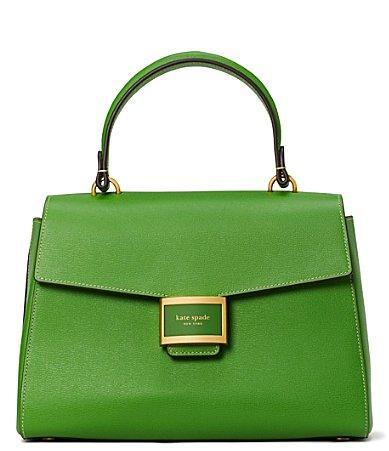 kate spade new york medium katy textured leather top handle bag Product Image