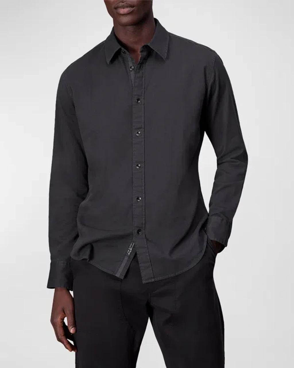 Mens Tomlin Cotton Button-Front Shirt Product Image