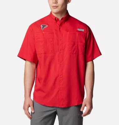 Columbia Men's PFG Tamiami Short Sleeve Shirt - Atlanta Falcons- Product Image