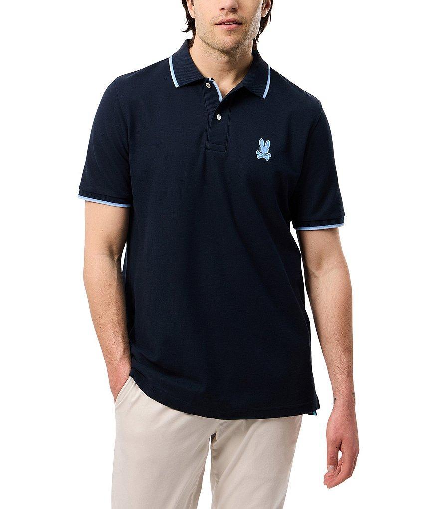 Psycho Bunny Houston Pique Short Sleeve Polo Shirt Product Image