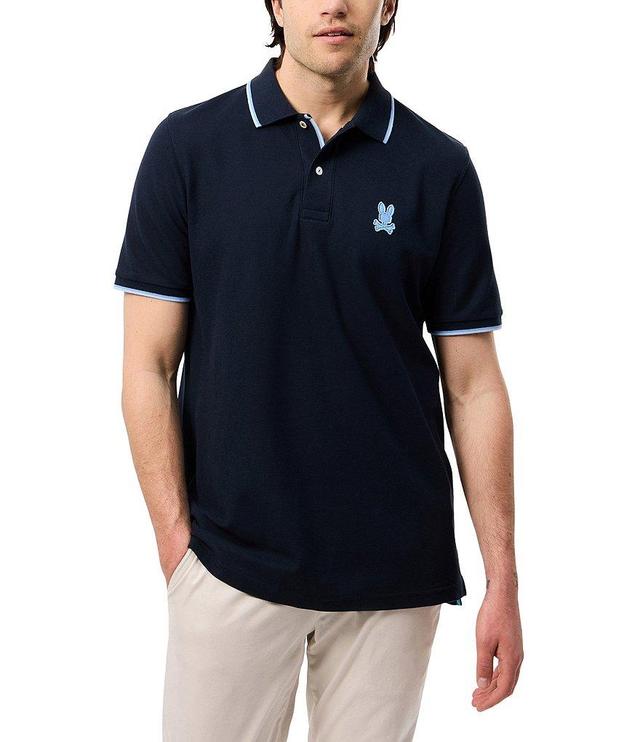 Psycho Bunny Houston Pique Short Sleeve Polo Shirt Product Image