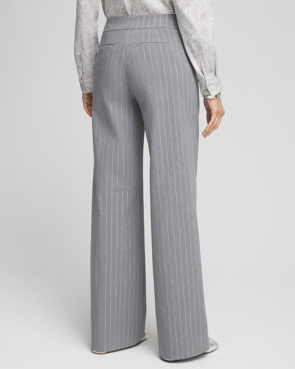 Women's Brigitte Pinstripe Relaxed Straight Leg Pants Product Image