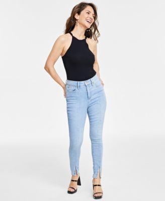 Petite High-Rise Skinny Jeans, Created for Macy's Product Image