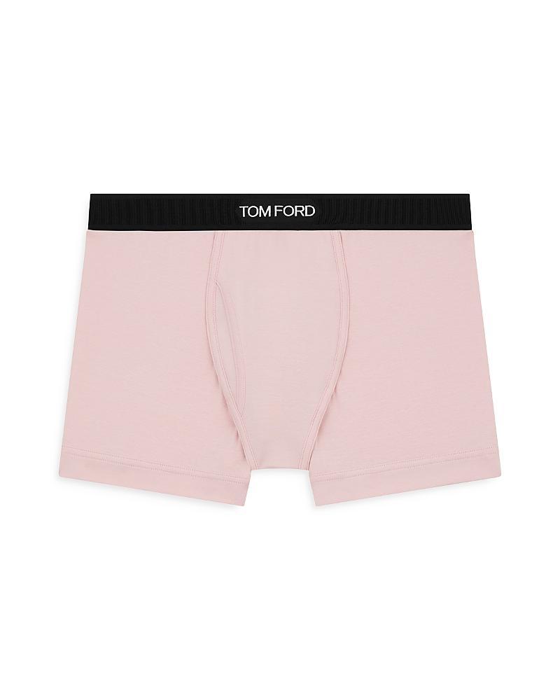 Mens Stretch-Cotton Logo Boxer Briefs Product Image