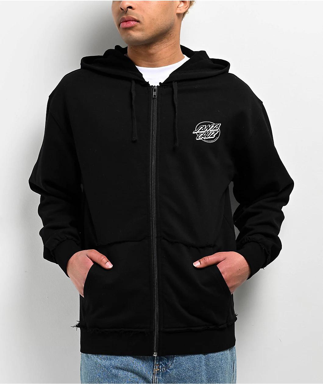 Santa Cruz Winkowski Primeval Black Zip Hoodie Product Image