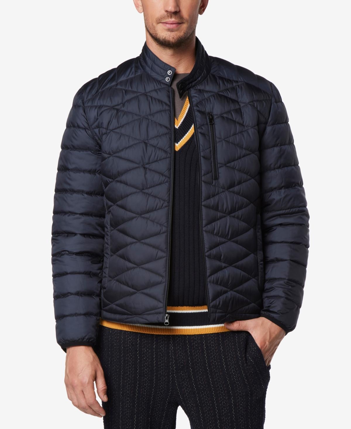 Marc New York Mens Racer Style Quilted Packable Jacket Product Image