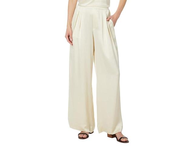 Faherty Sandwashed Silk Gemma Pants (Pearled Ivory) Women's Dress Pants Product Image