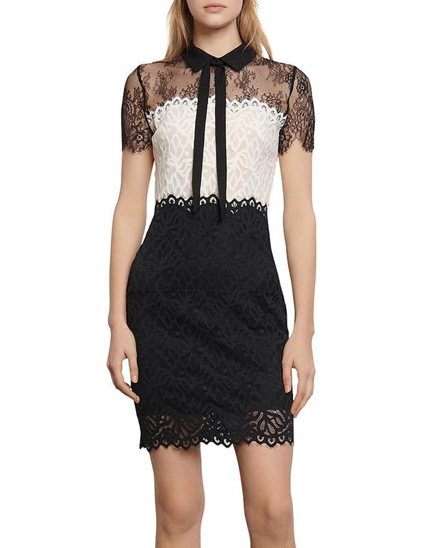 Womens Rozen Lace Sheath Mini Dress Product Image