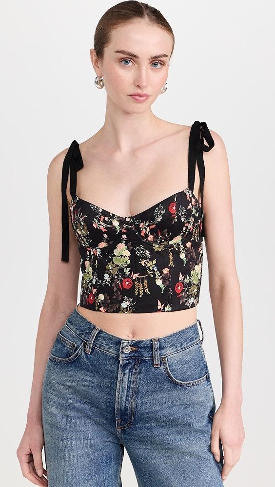 alice + olivia Helene Bustier Top | Shopbop Product Image