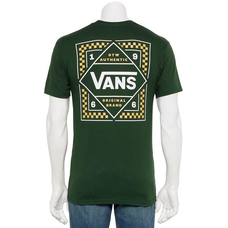 Mens Vans Short Sleeve Graphic Tee Green Product Image