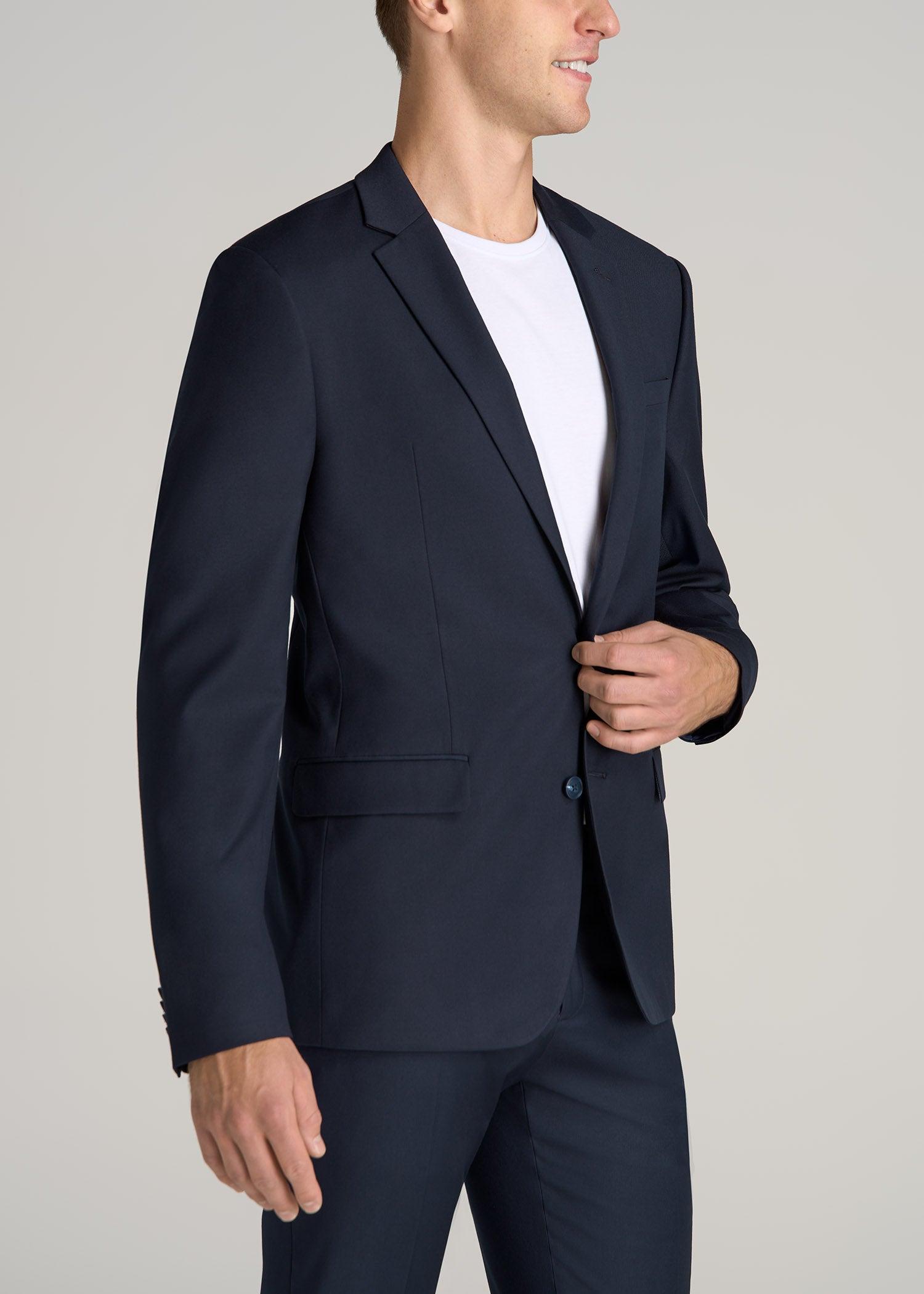 Suit Jacket for Tall Men in True Navy Male Product Image